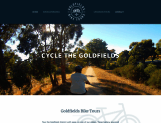 goldfieldsbiketours.com.au screenshot