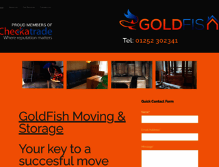 goldfishremovals.co.uk screenshot
