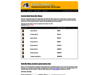 goldgrambars.com screenshot