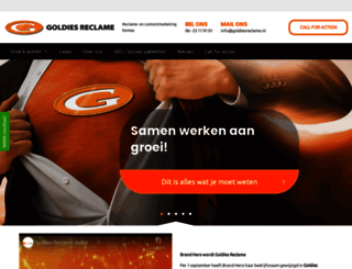 goldiesreclame.nl screenshot