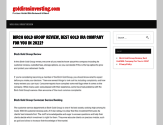 goldirasinvesting.com screenshot