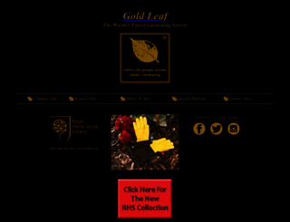 goldleaf-gloves.com screenshot