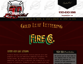 goldleafletteringstriping.com screenshot
