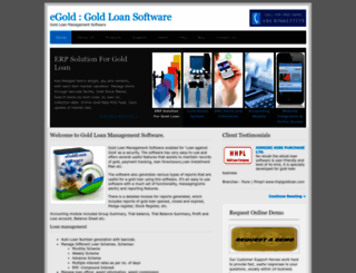 goldloansoftware.co.in screenshot