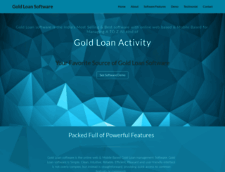 goldloansoftware.com screenshot