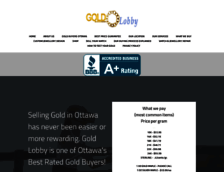 goldlobby.ca screenshot