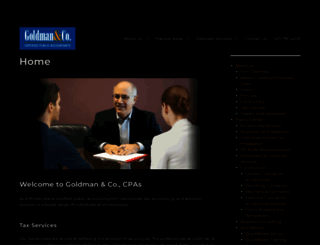 goldmanandcompanycpa.com screenshot