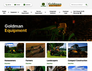 goldmanequipment.com screenshot