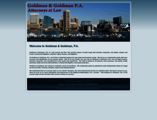 goldmangoldman.com screenshot