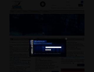 goldmanresearch.com screenshot