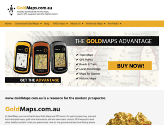 goldmaps.com.au screenshot