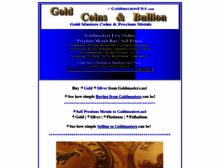 goldmastersusa.com screenshot