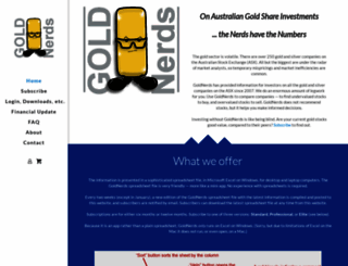 goldnerds.com.au screenshot