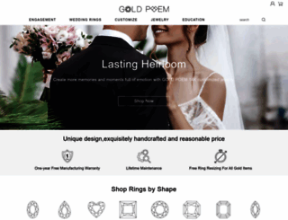 goldpoem.com screenshot
