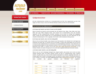 goldpreisrechner.com screenshot