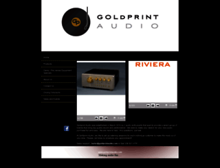 goldprintaudio.com screenshot