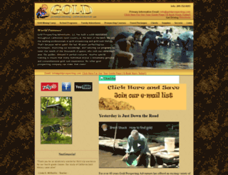 goldprospecting.com screenshot