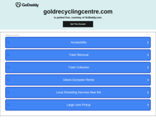 goldrecyclingcentre.com screenshot