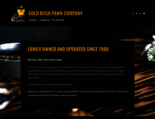 goldrushpawn.com screenshot