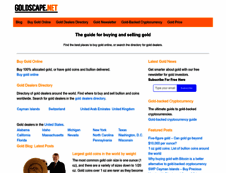 goldscape.net screenshot