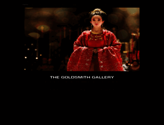 goldsmithgallery.org screenshot