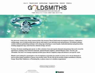 goldsmiths.co.za screenshot