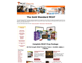 goldstandard-mcat.com screenshot
