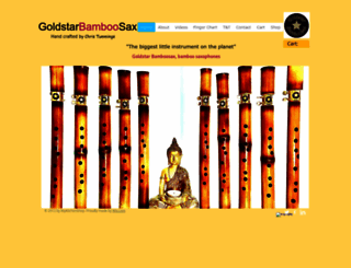 goldstarbamboosax.com screenshot