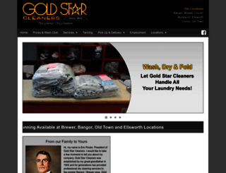 goldstarcleaners.com screenshot