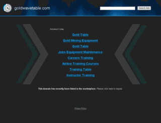 goldwavetable.com screenshot