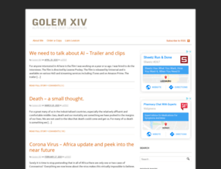 golemxiv.co.uk screenshot