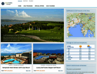 golf-adria.com screenshot