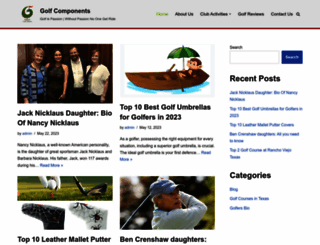 golf-components.com screenshot