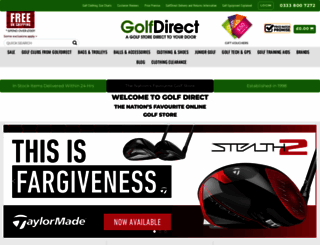 golf-direct.co.uk screenshot