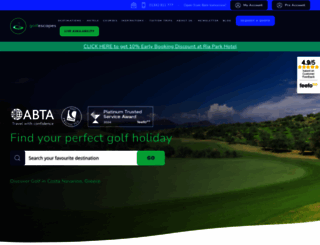 golf-escapes.com screenshot