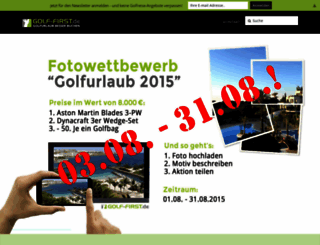 golf-first.de screenshot
