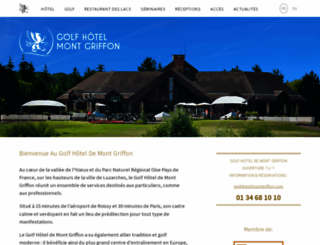 golf-hotel-mont-griffon.fr screenshot