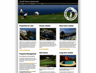 golf-investments.com screenshot