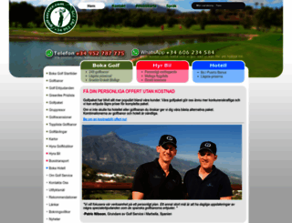 golf-service.se screenshot