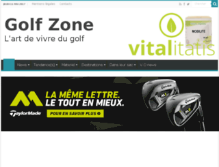 golf-zone.fr screenshot