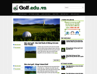 golf.edu.vn screenshot