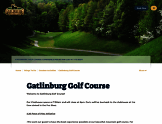 golf.gatlinburg.com screenshot
