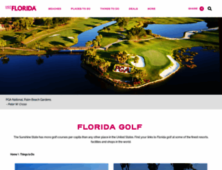 golf.visitflorida.com screenshot