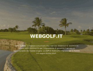 golf.webgolf.it screenshot