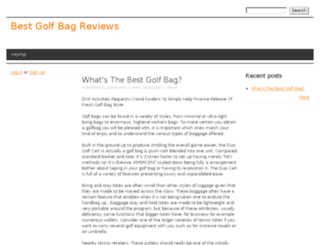 golfbaghub.drupalgardens.com screenshot