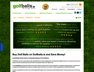 golfballs.ie screenshot