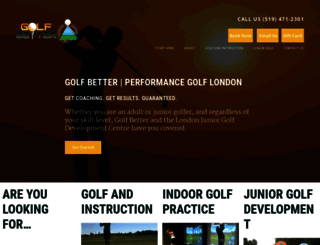 golfbetter.ca screenshot