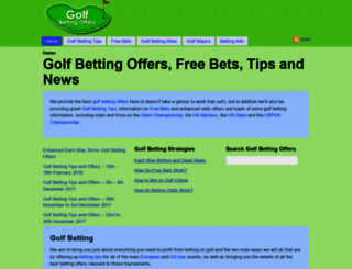 golfbettingoffers.com screenshot