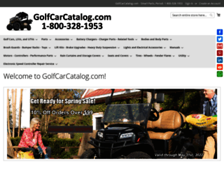 golfcarcatalog.com screenshot