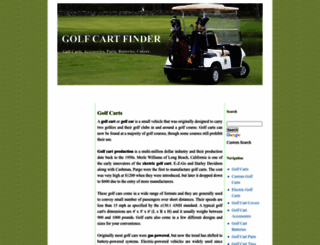 golfcartfinder.com screenshot